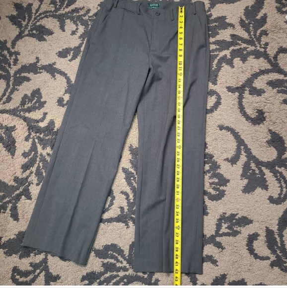 Ralph Lauren Wool "Sanderson" Grey Trousers Pants Slacks - Picture 4 of 5